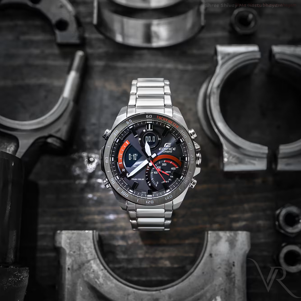CA-ED2111012 N Silver Black Watch.